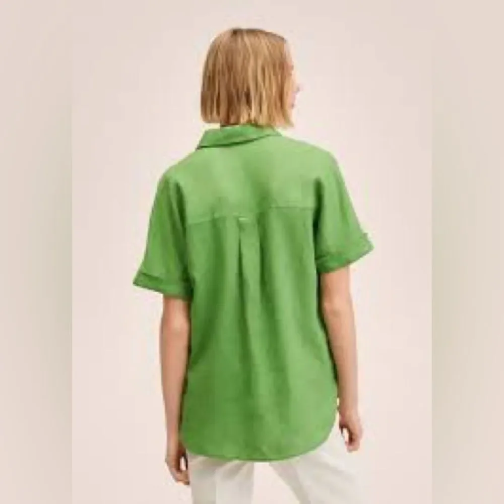 Mango Linen Shirt - Picture 2 of 6